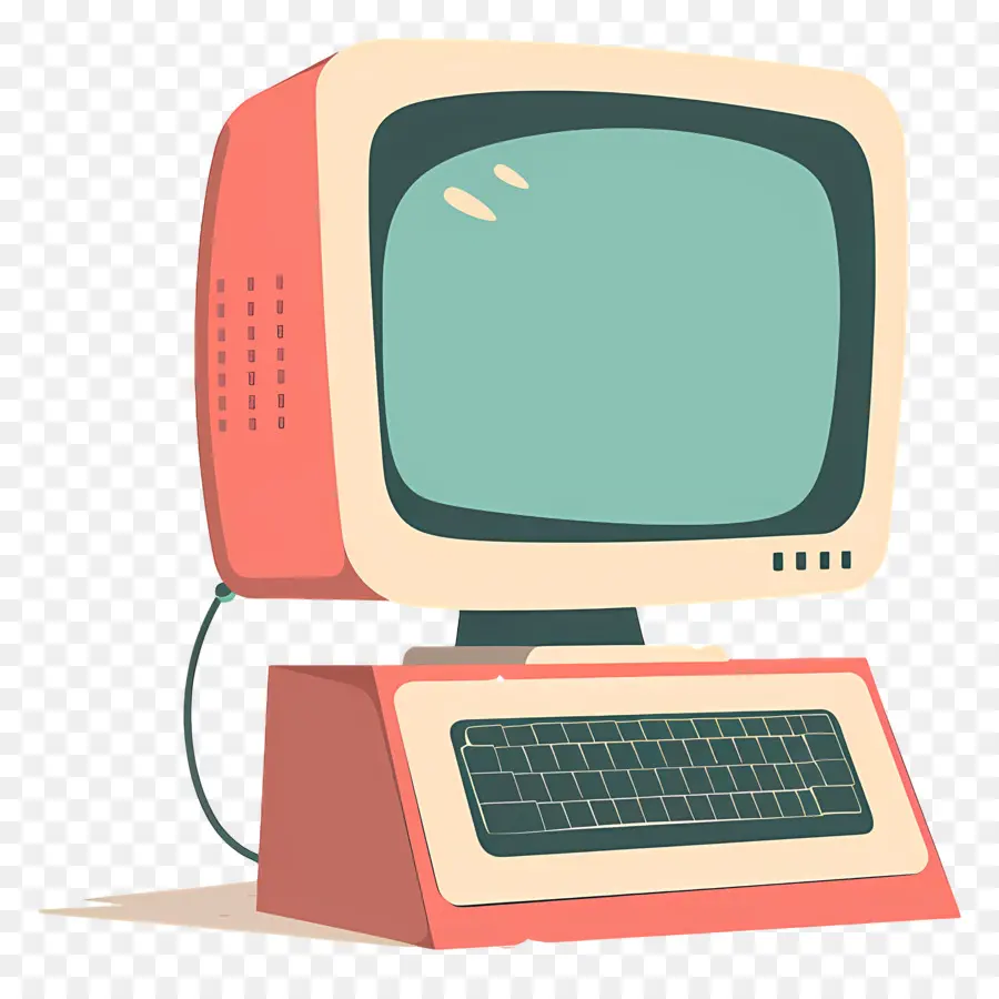 компьютер，розовый компьютер PNG