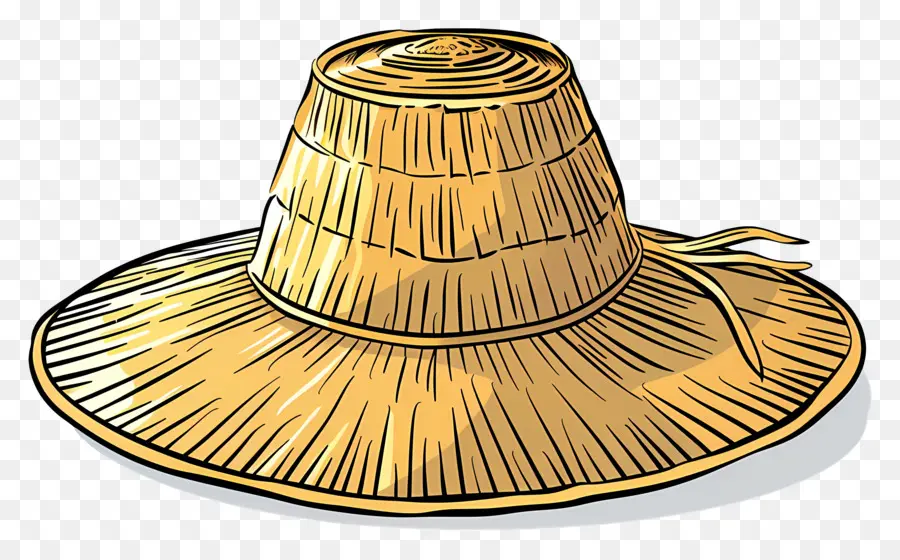 Соломенная шляпа，Желтая соломенная шляпа PNG