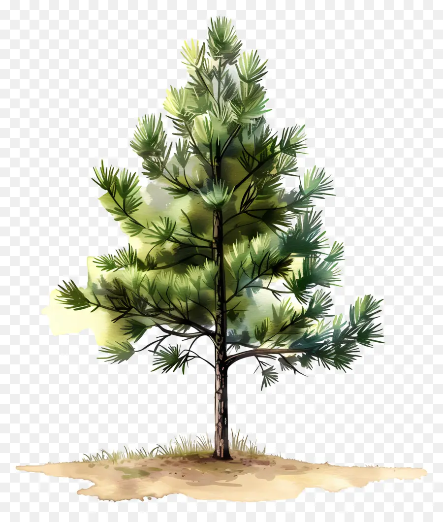 Pine Tree，Скалистая местность PNG