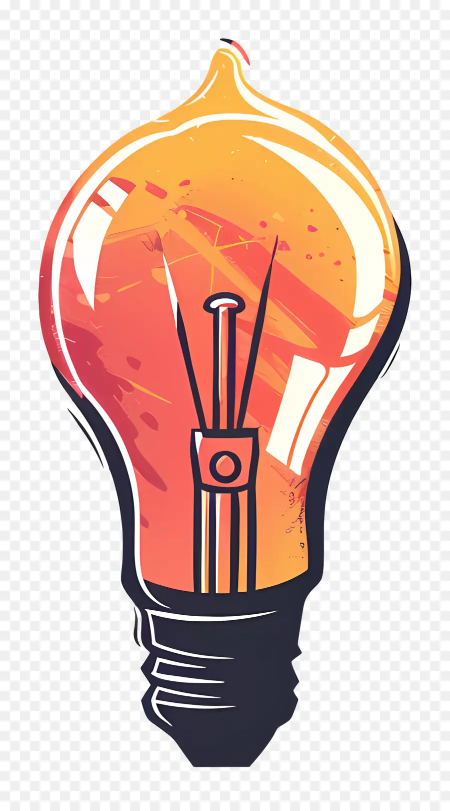 Lightbulb，лампочка PNG