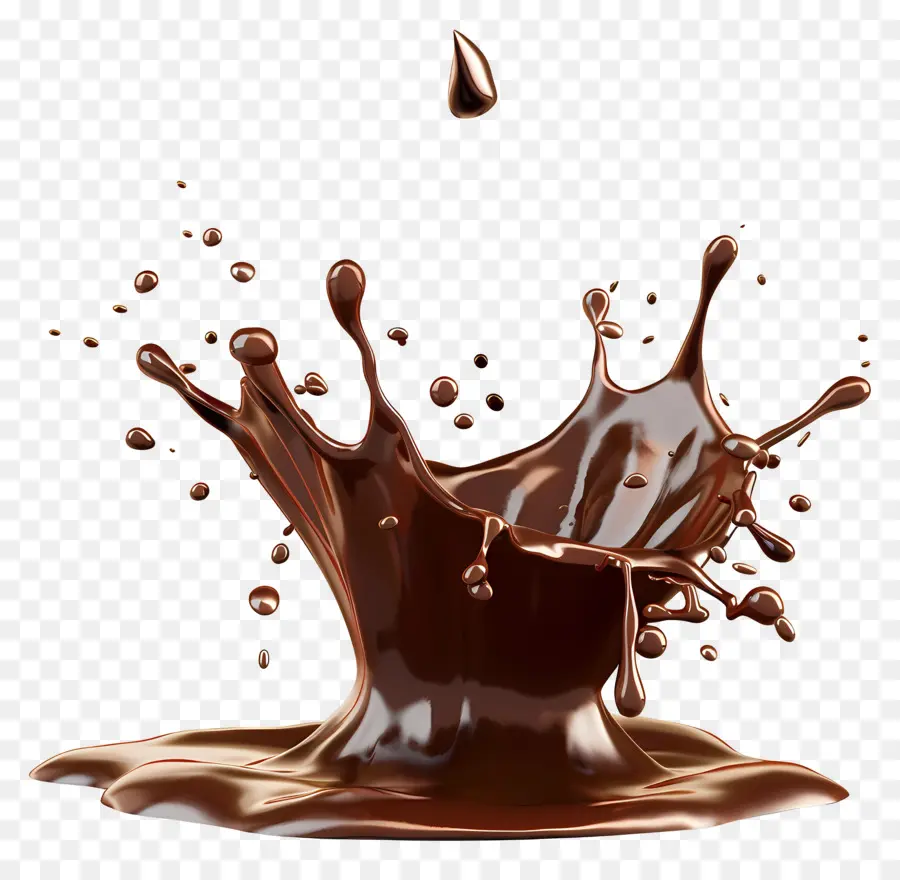 жидкий шоколад，Шоколадное PNG