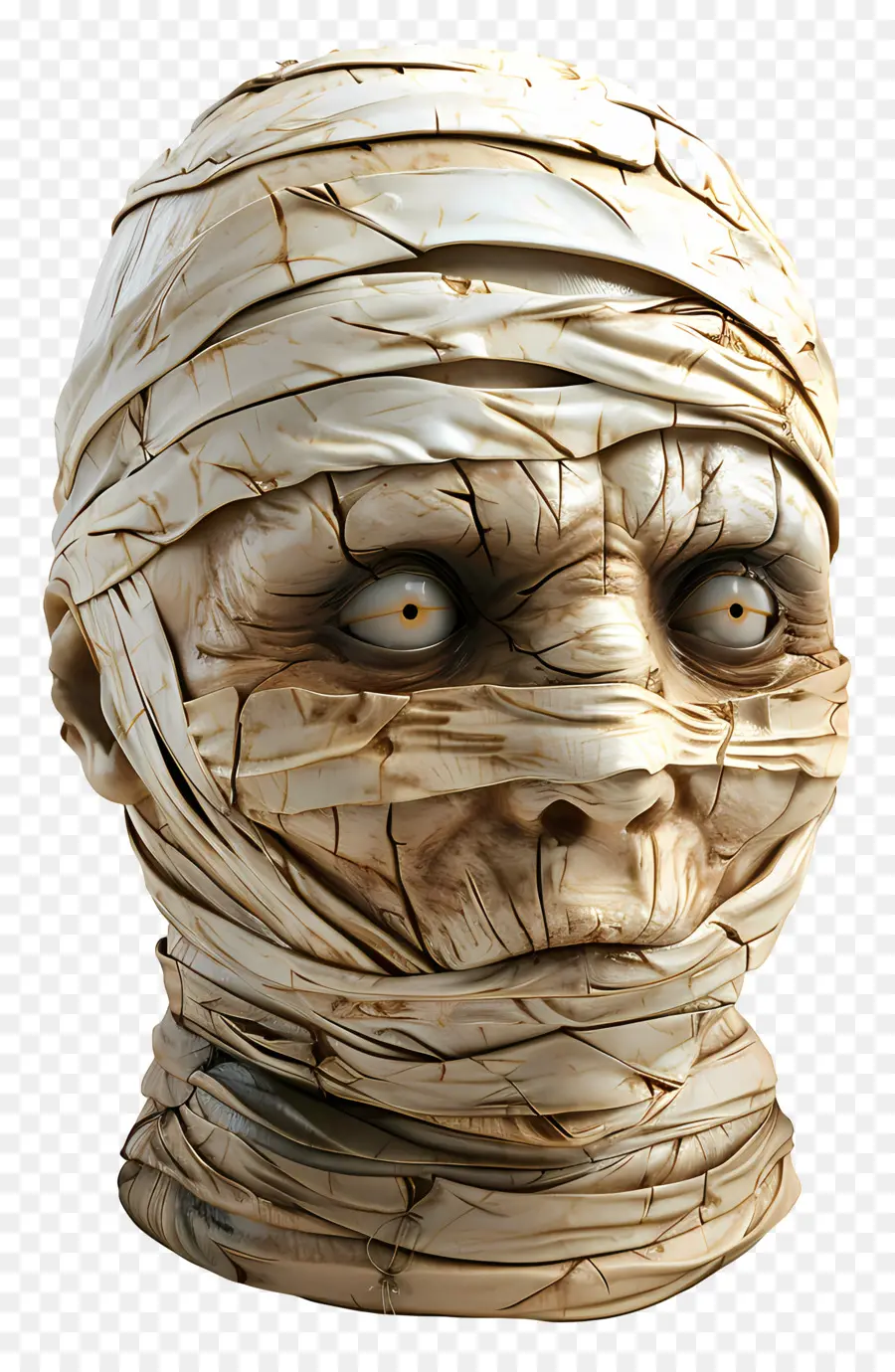 Голова мумии，череп PNG