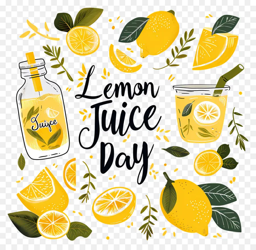 День лимонного сока，лимоны PNG