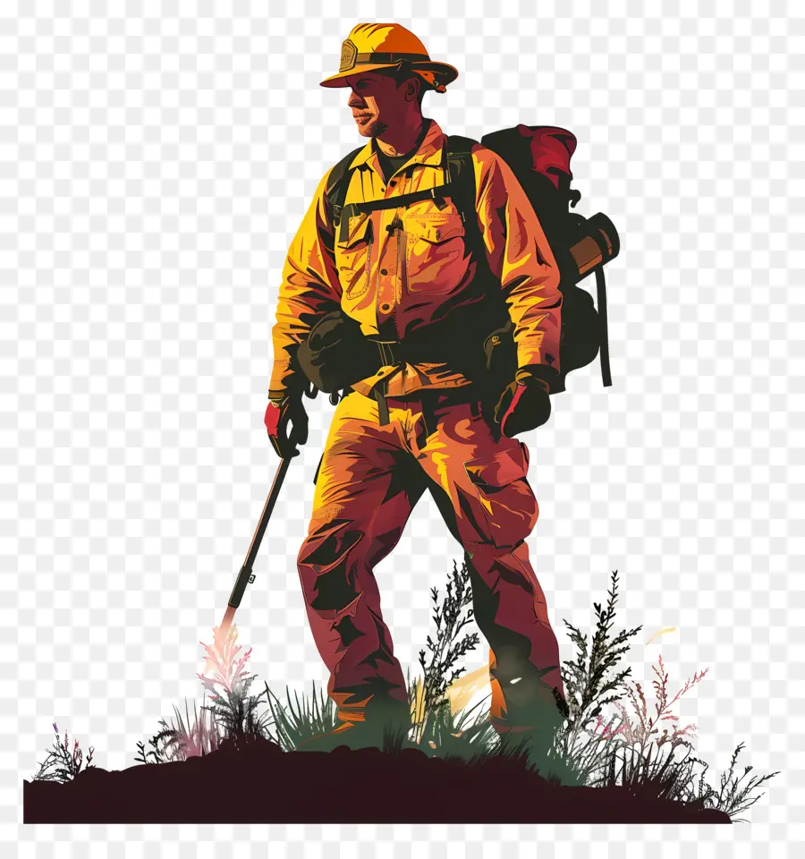 Дикая земля пожарного，Пожарный PNG