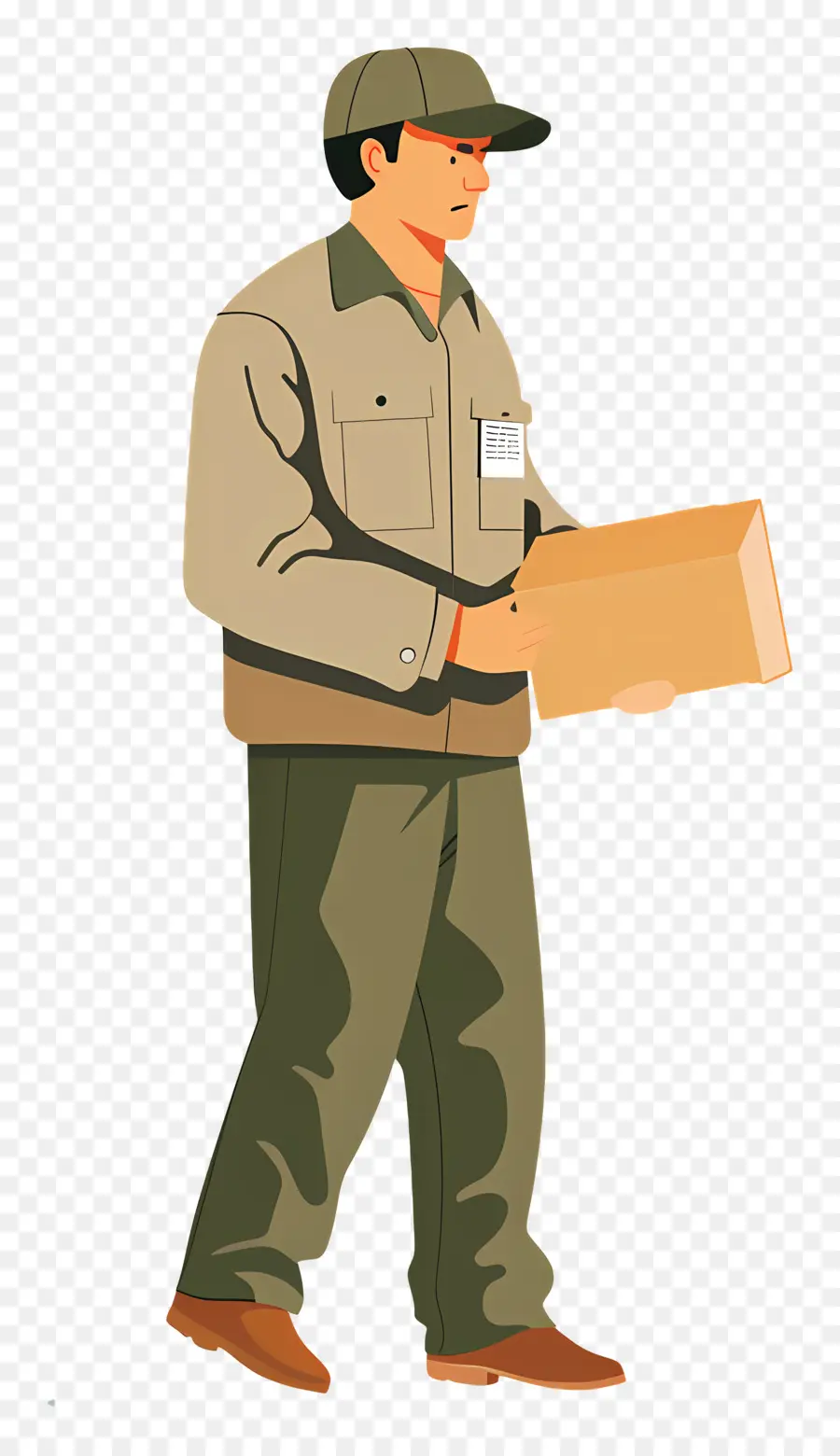 Почтовый работник，Delivery Man PNG