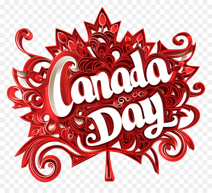 День Канады ，канадский флаг PNG