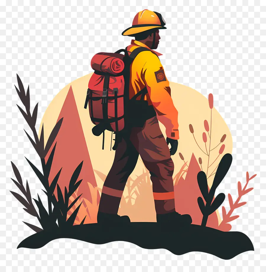Дикая земля пожарного，кочегар PNG
