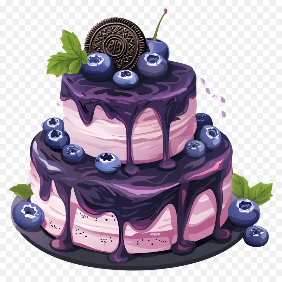 черничный пирог，Шоколадный торт PNG