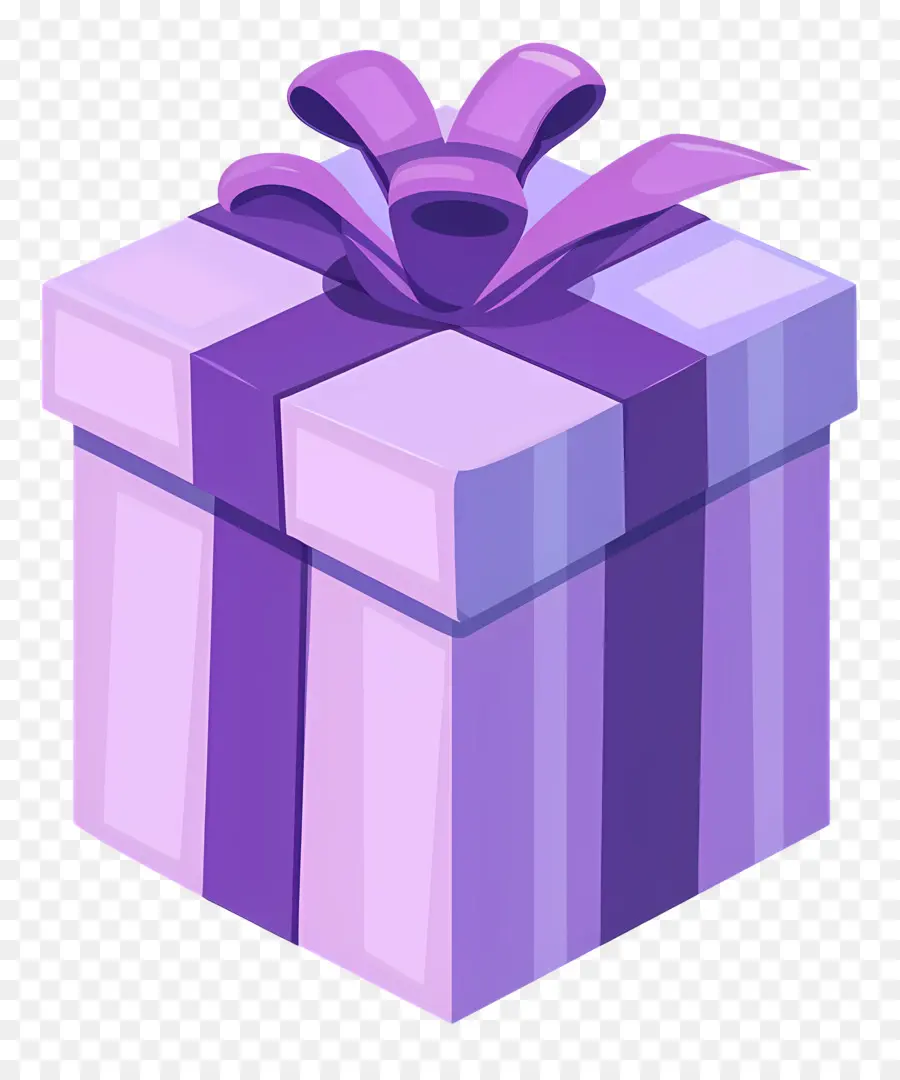 подарочная коробка，фиолетовая подарочная коробка PNG