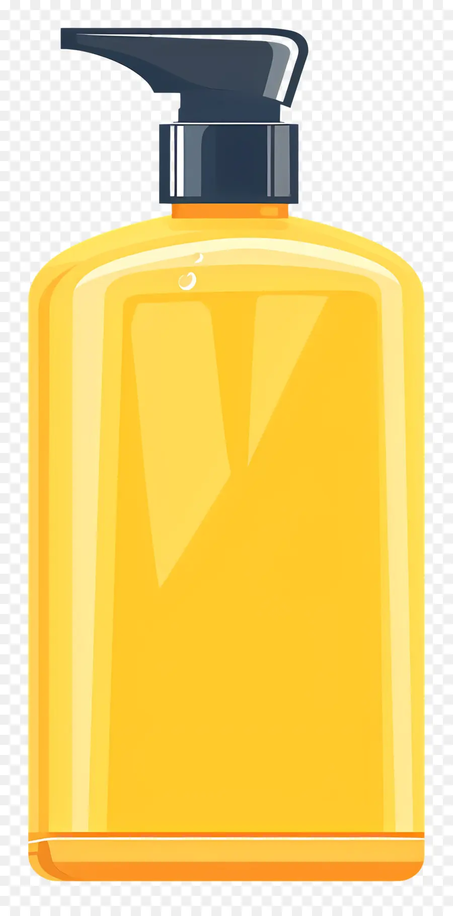 бутылка шампуня ，Желтая пластиковая бутылка PNG