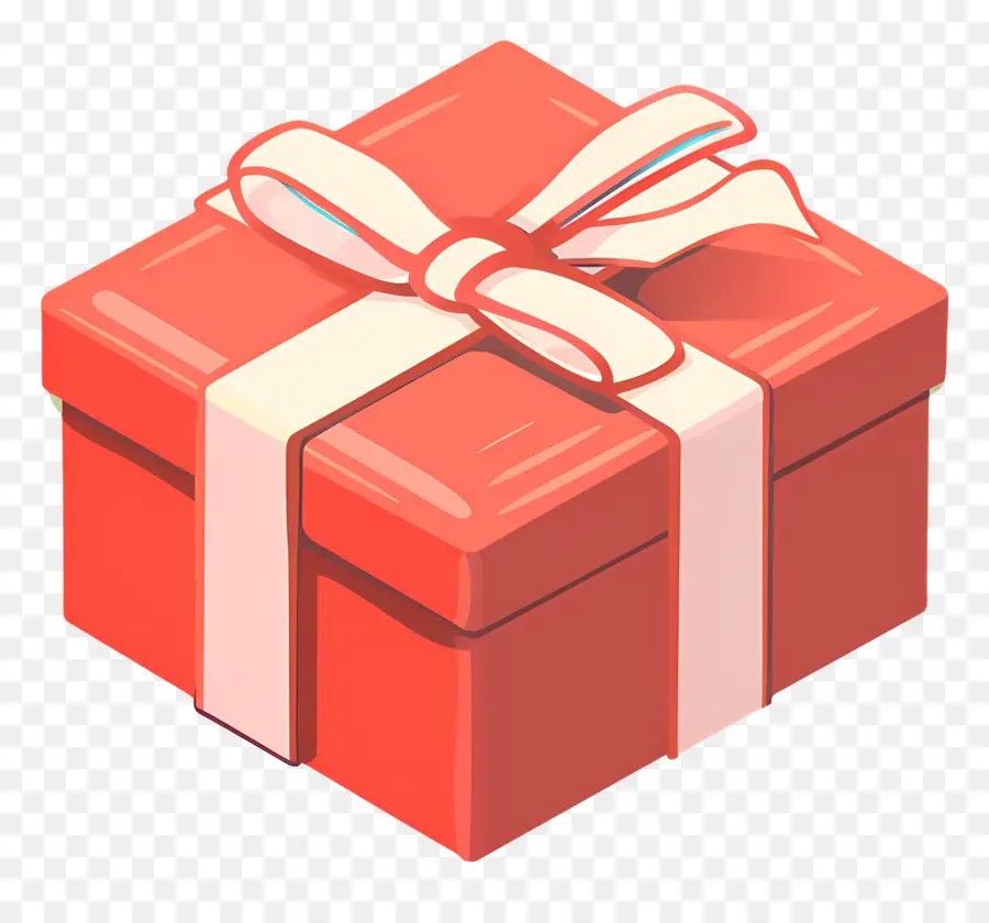 подарочная коробка，Красная подарочная коробка PNG
