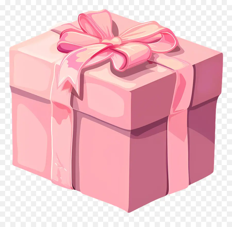 подарочная коробка，Розовая подарочная коробка PNG