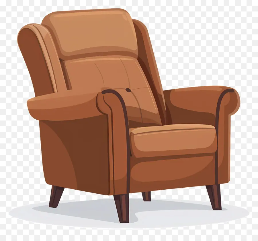 Armchair，кожаный кресло PNG