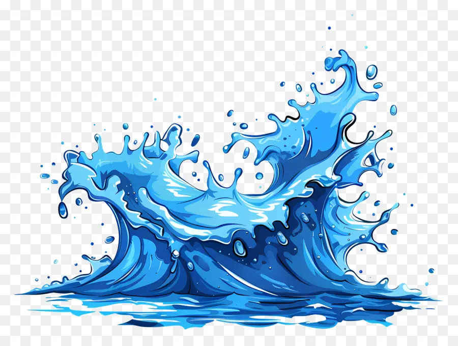 плеск воды，волна воды PNG