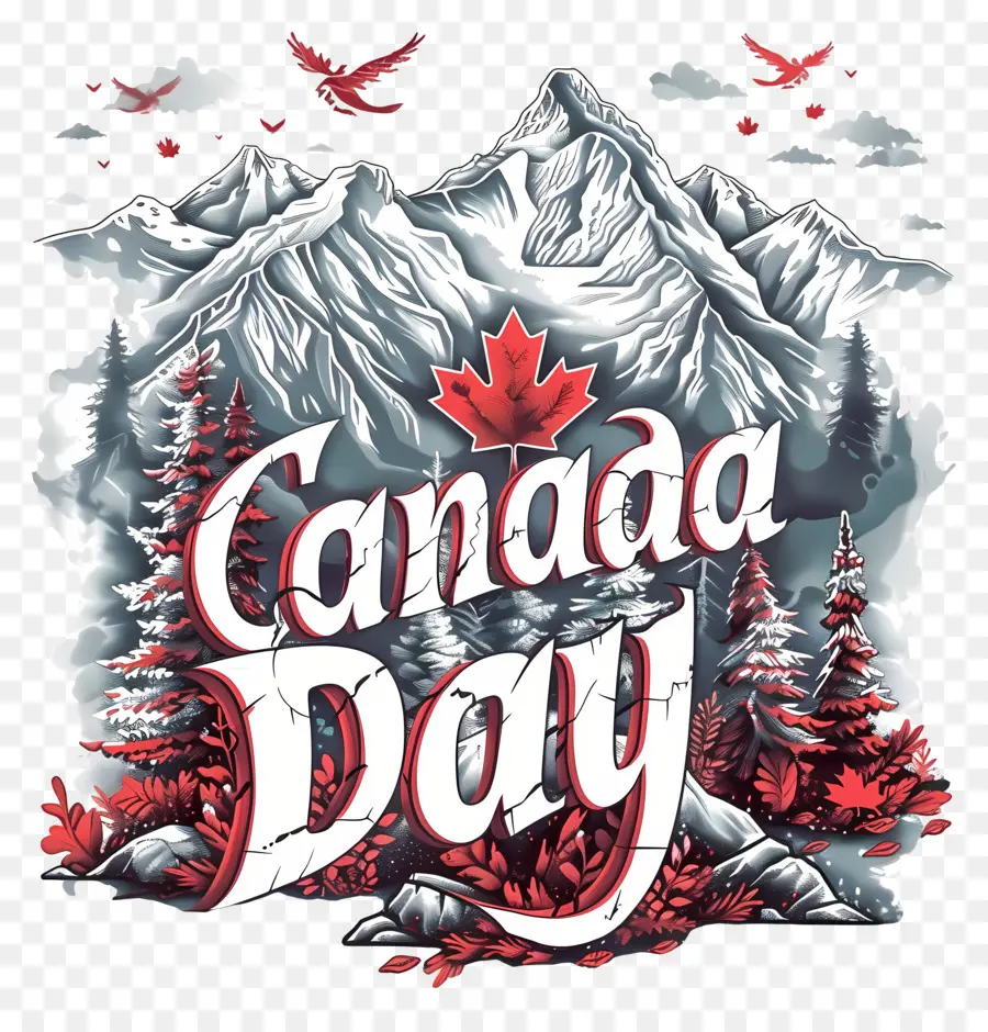 День Канады ，кленовый лист PNG