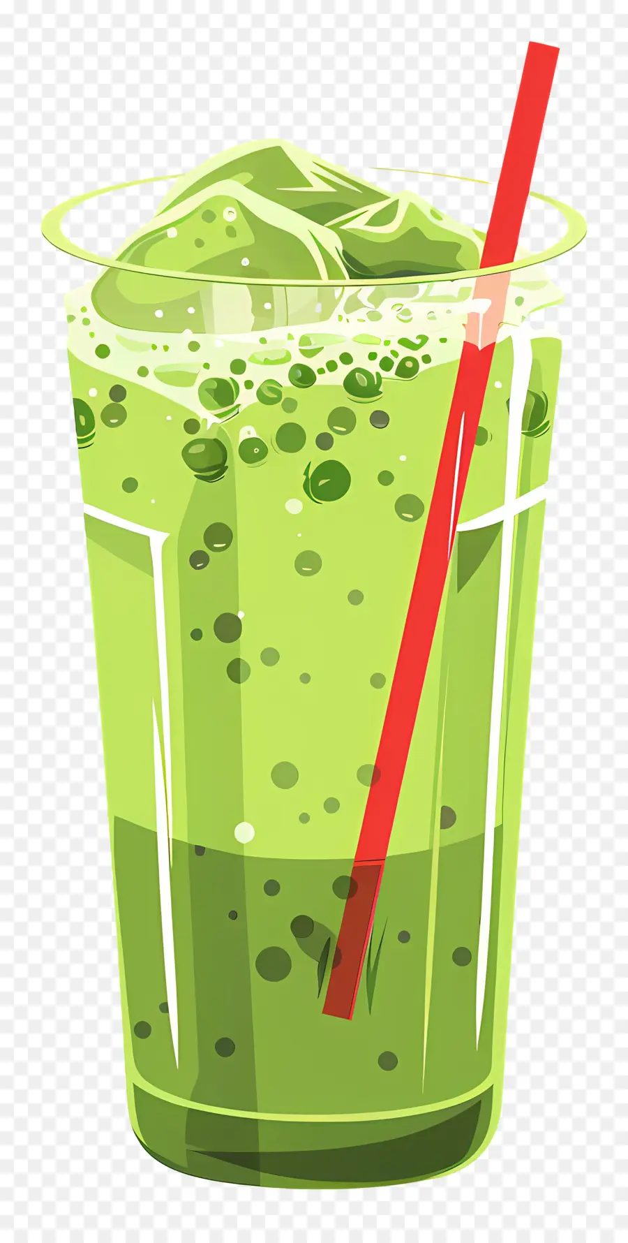 матча напиток，зеленый смузи PNG