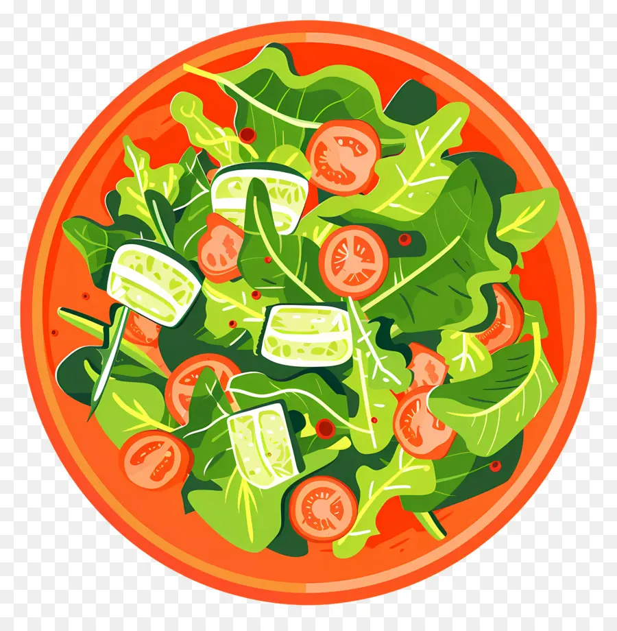 Зеленый салат，Салат PNG