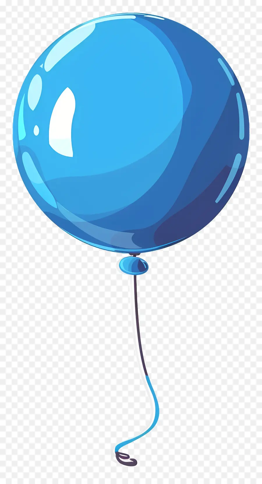 голубой воздушный шар，Латексный воздушный шар PNG