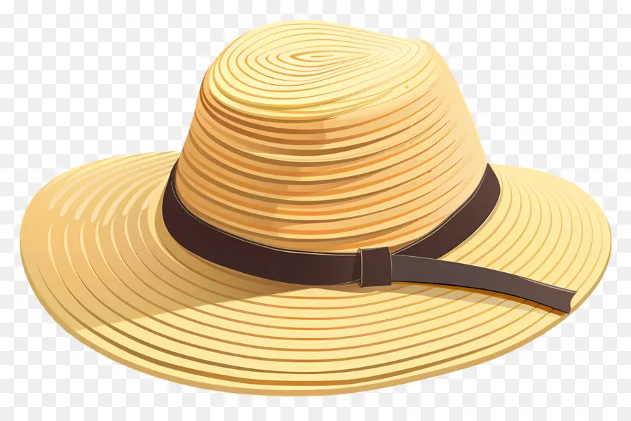Солнце шляпа，Соломенная шляпа PNG