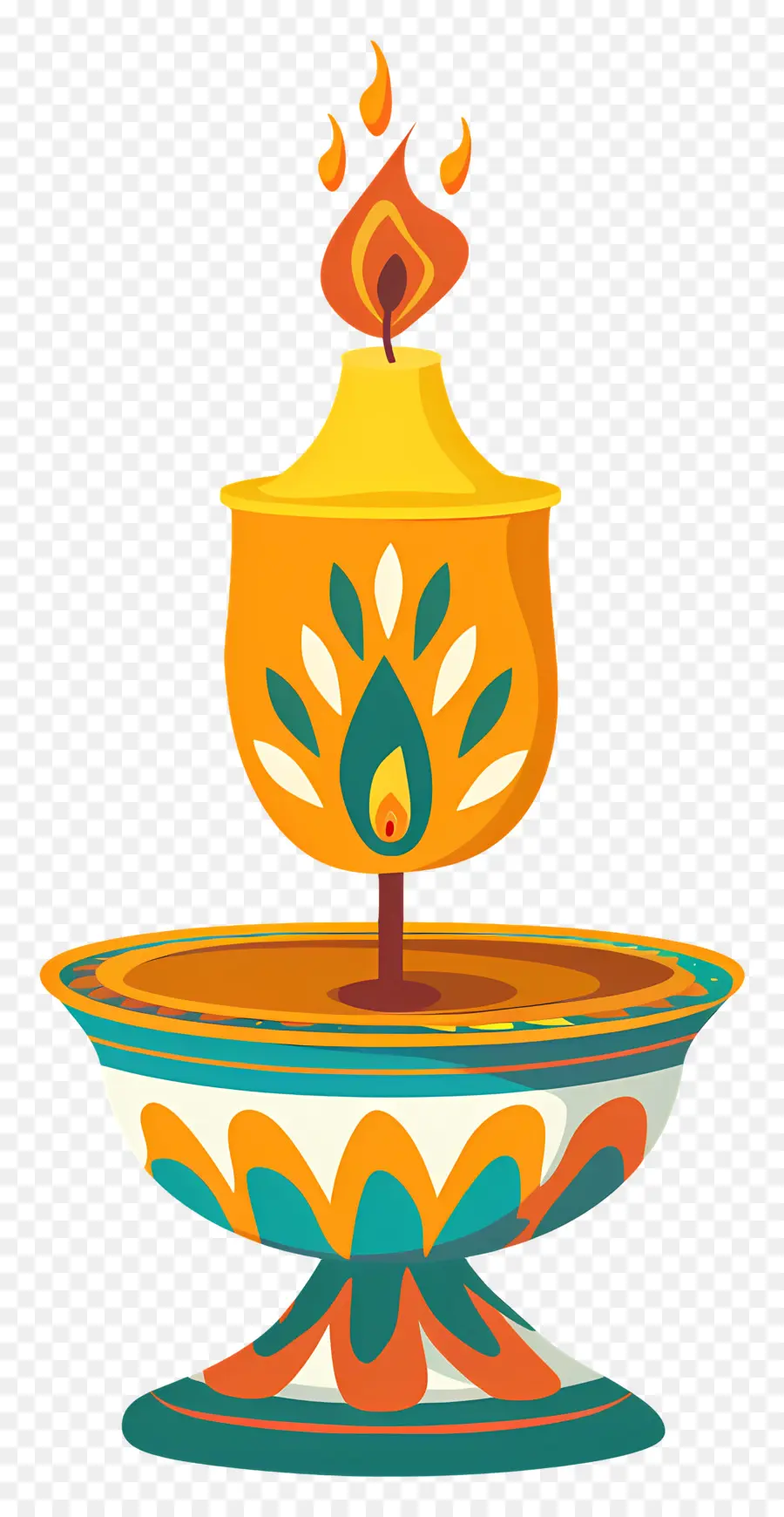Индийская свеча，индийский лампы PNG
