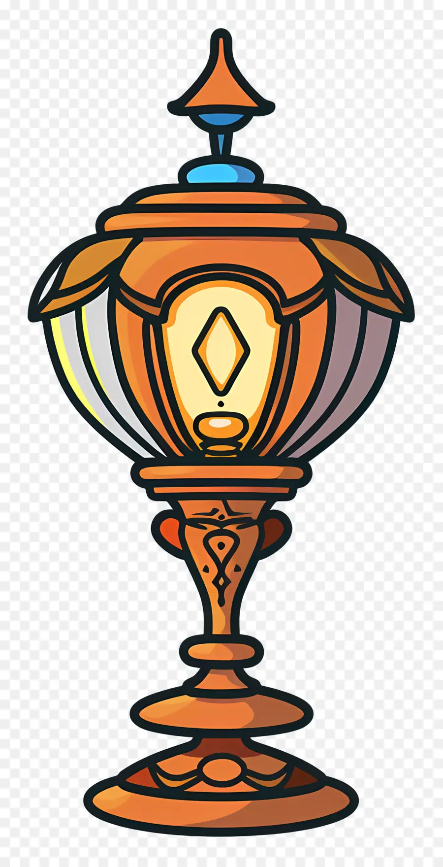 Исламская лампа，старинные лампы PNG