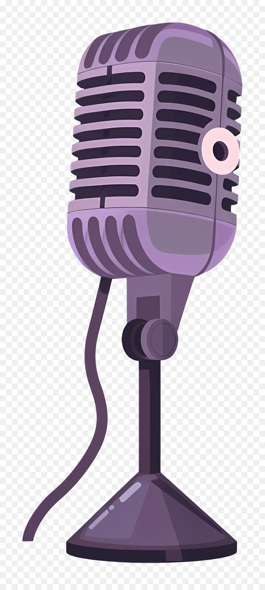микрофон，фиолетовый микрофон PNG