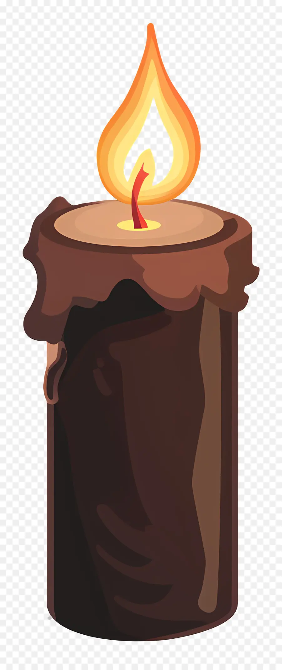 Свеча с огнем，зажженная свеча PNG