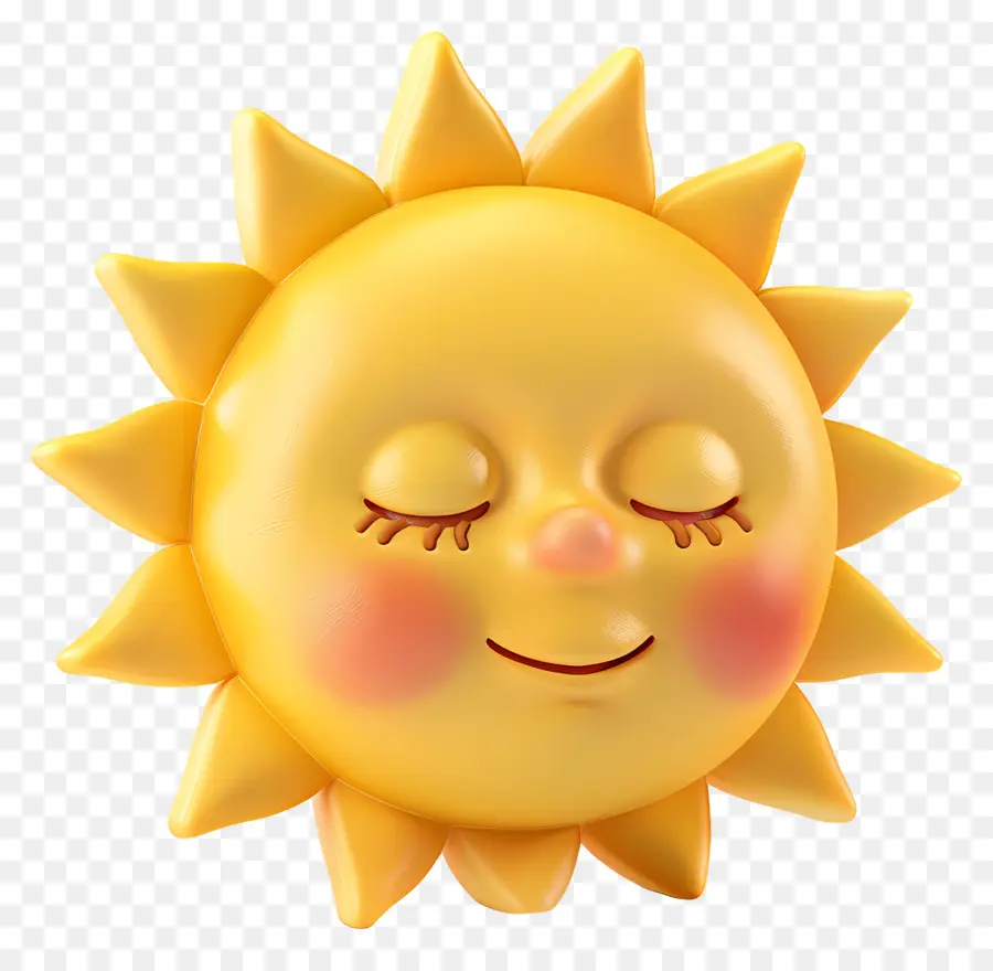 солнце лицо，Смайлики PNG
