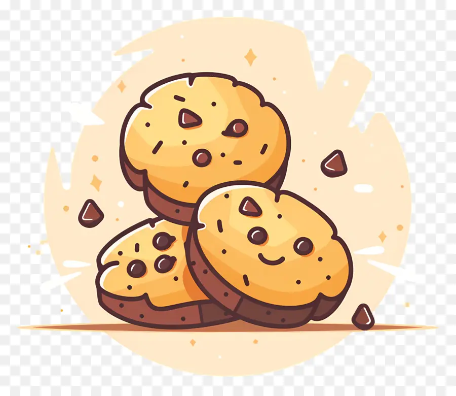 Cookies，шоколадное печенье  PNG