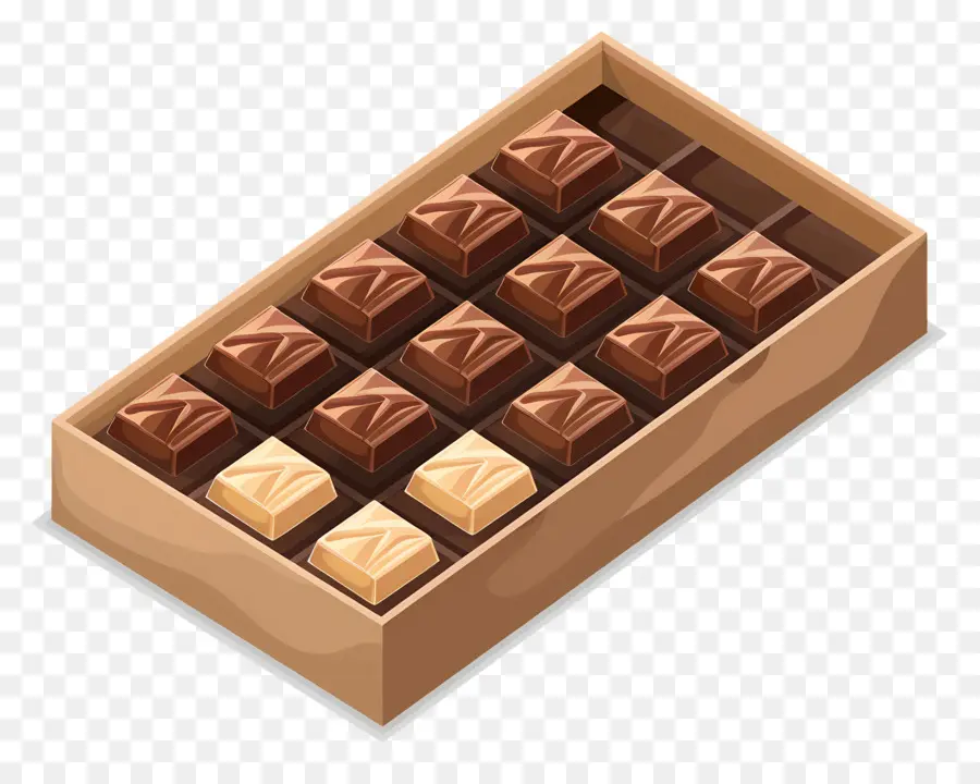 коробка шоколада，Шоколад PNG
