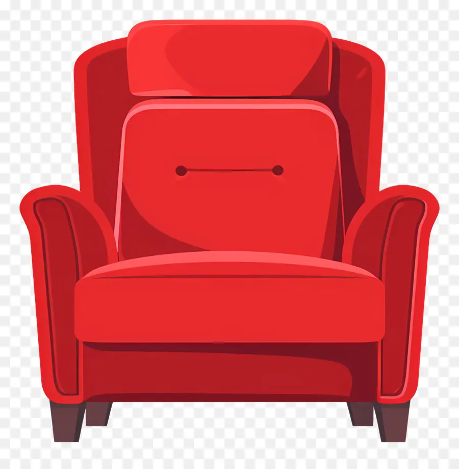 Armchair，Красное кожаное кресло PNG