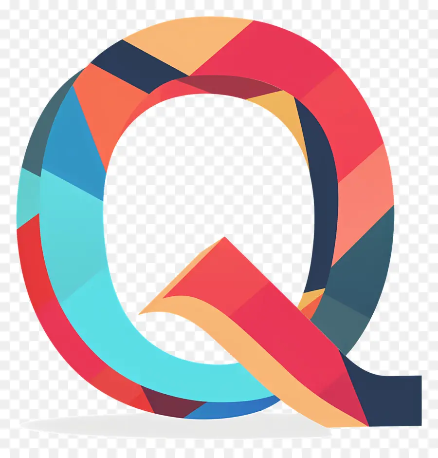 Буква Q，узорной дизайн PNG