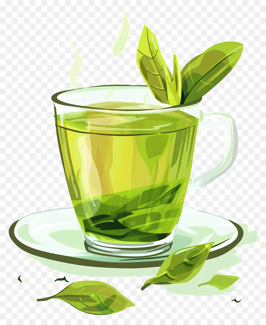 Green Tea，листья PNG
