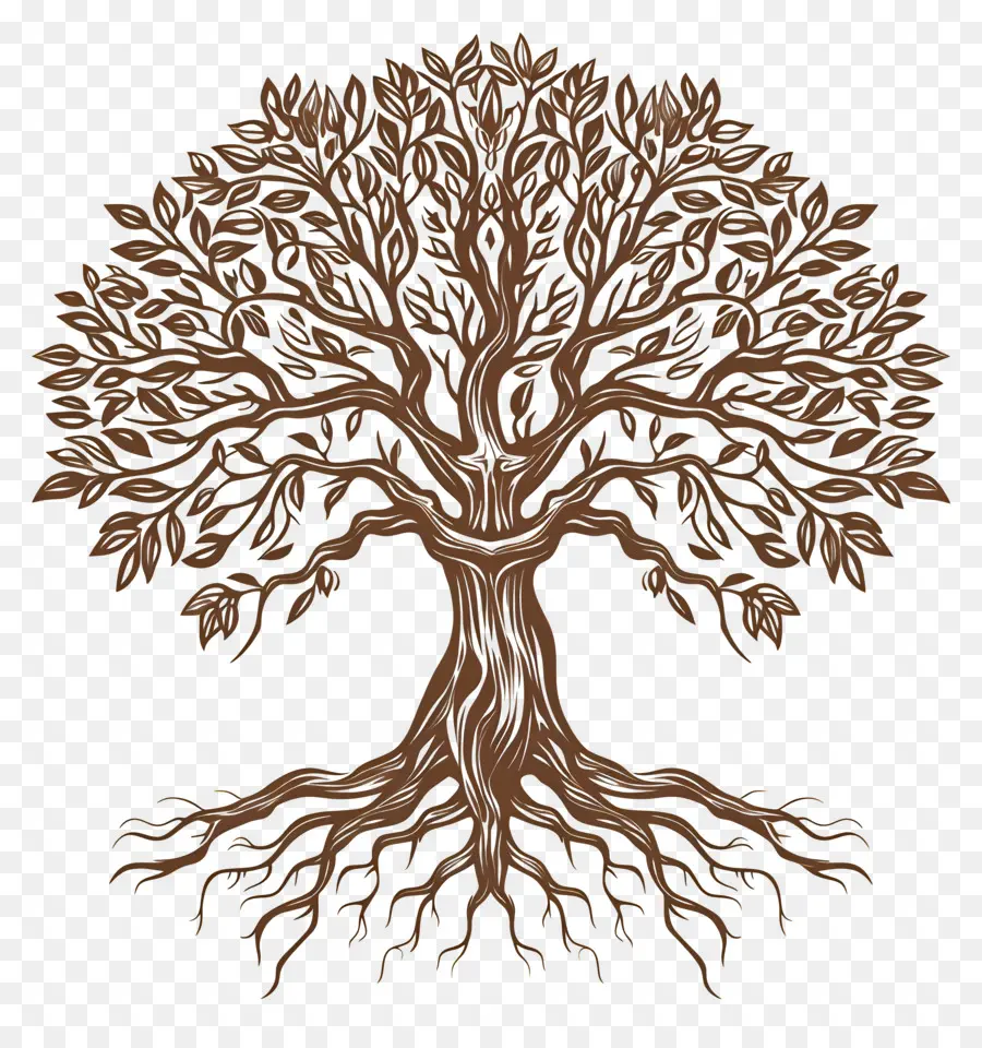 дерево с корнями，увядшее дерево PNG