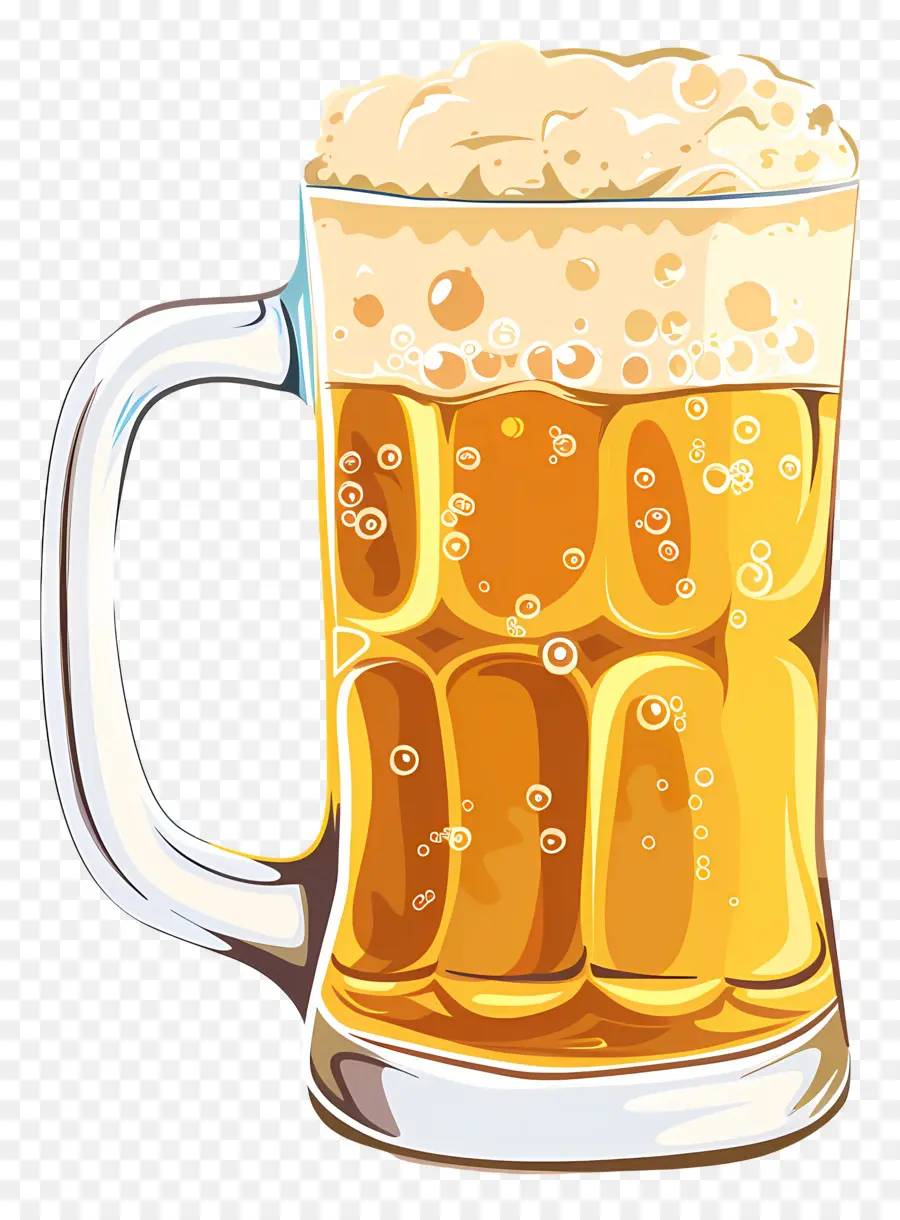 Пиво，стеклянная кружка PNG