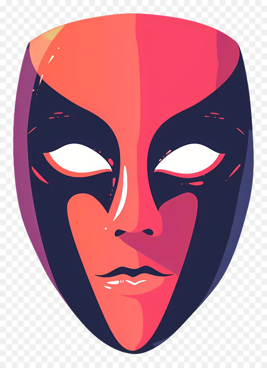 Хэллоуин маска，красочная маска PNG