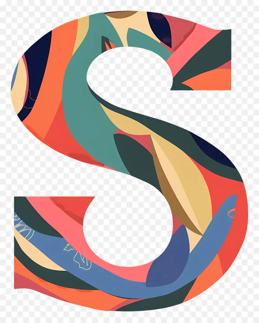Letter S，Граффити PNG