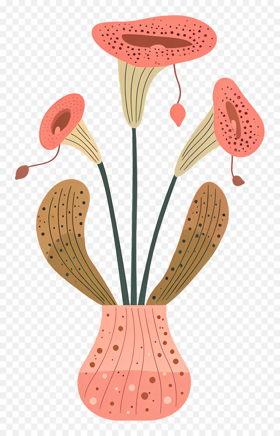 Насекомоядное растение ，цветы PNG