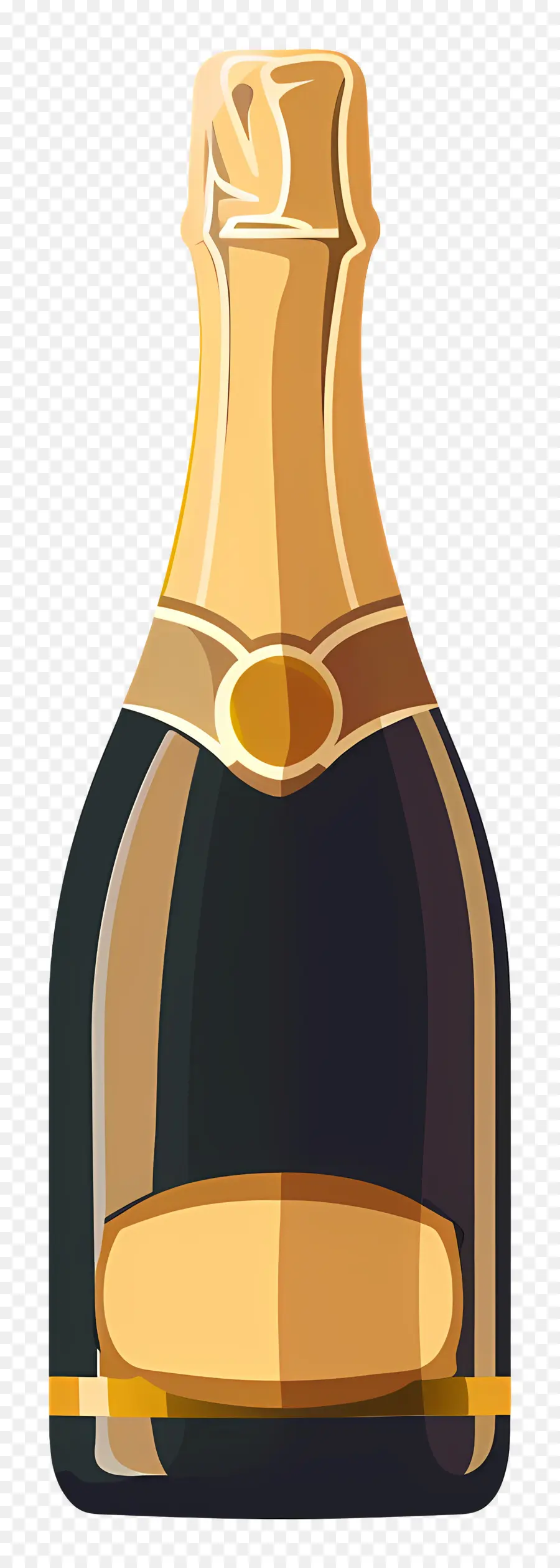 Champagne Bottle，Шампанское PNG