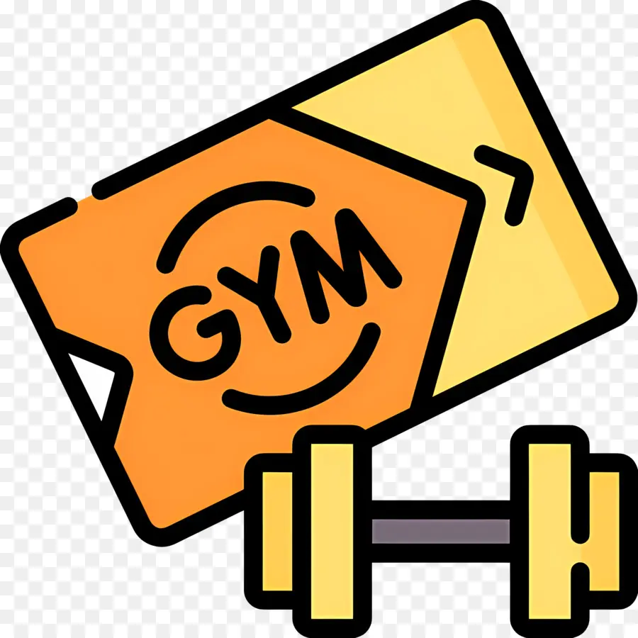 Gym，абонемент в спортзал PNG