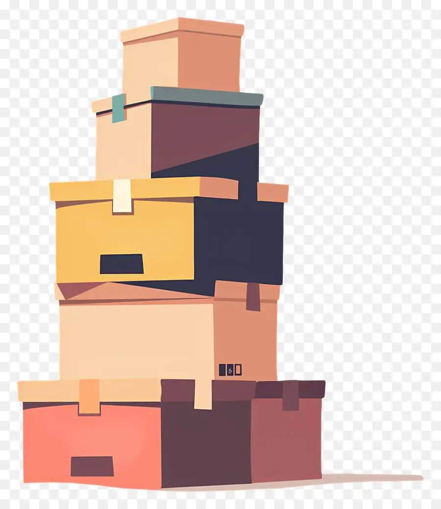 Стоп коробок，картонные коробки PNG