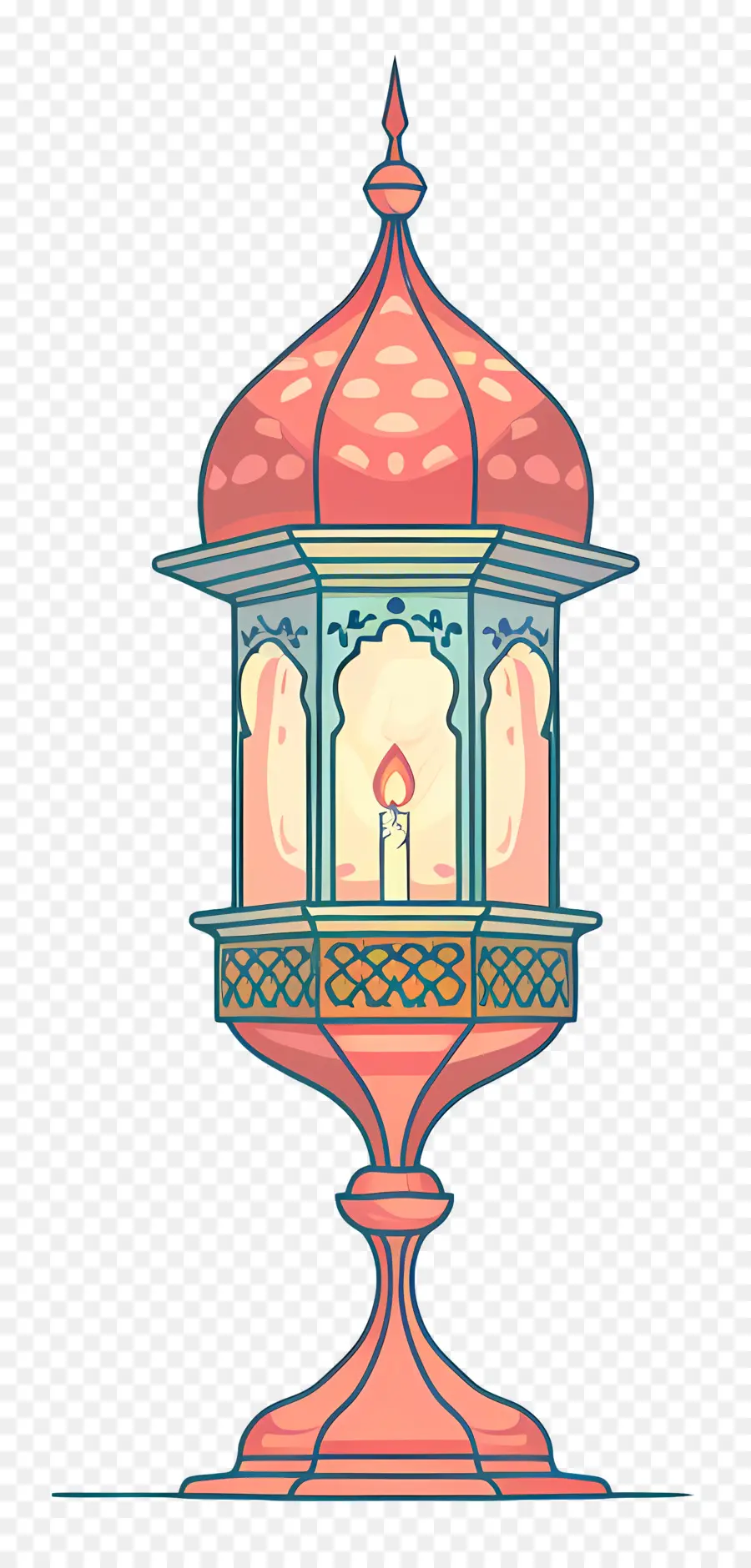 Исламская лампа，Беседка PNG