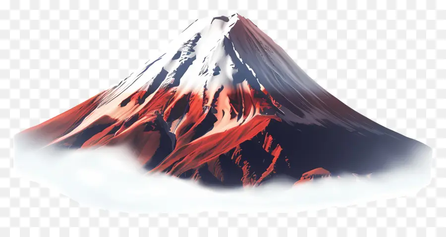 Гора Фуджи，Снежная гора PNG