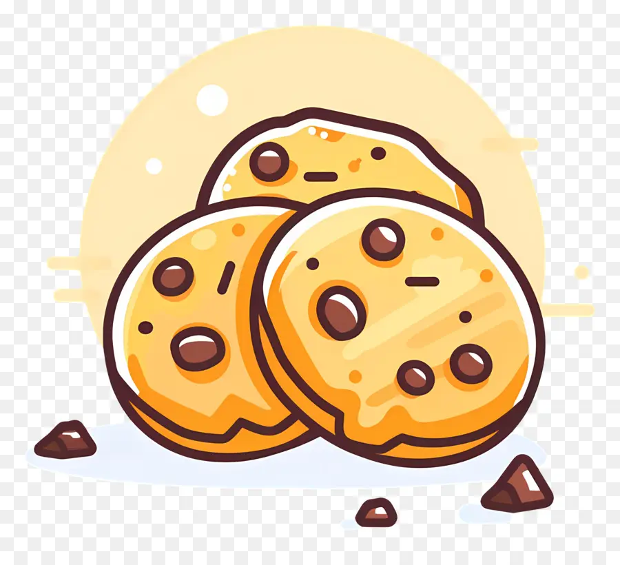 Cookies，шоколадное печенье  PNG