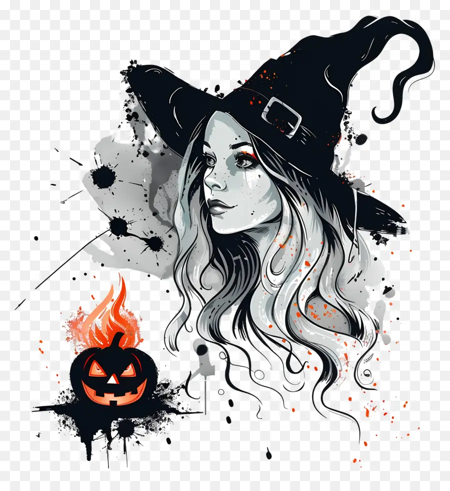 Хэллоуин ведьмы，ведьма PNG