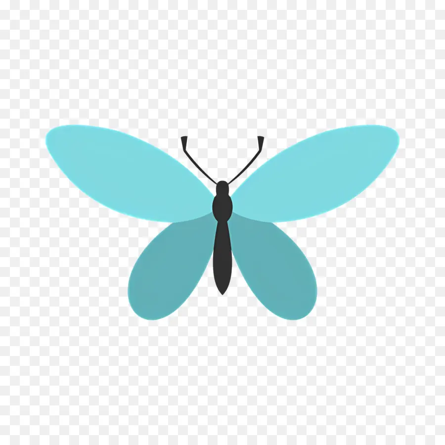 Бабочка，голубая бабочка PNG