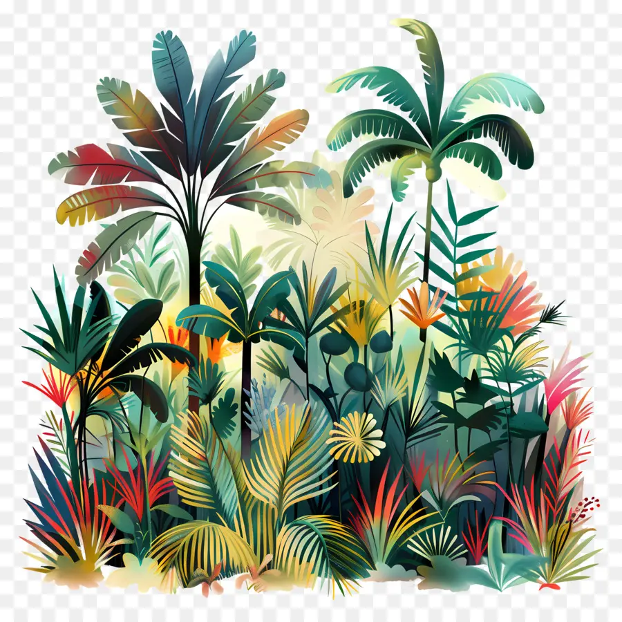 Tropical Forest，Плотные джунгли PNG