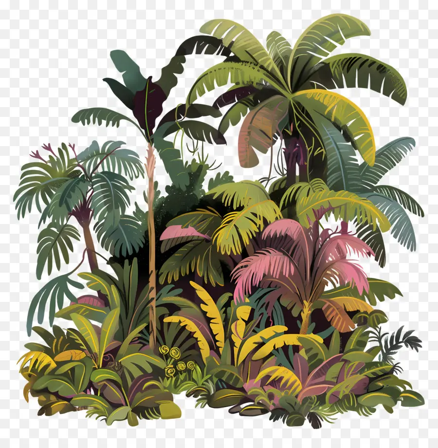 Tropical Forest，сцены в джунглях  PNG