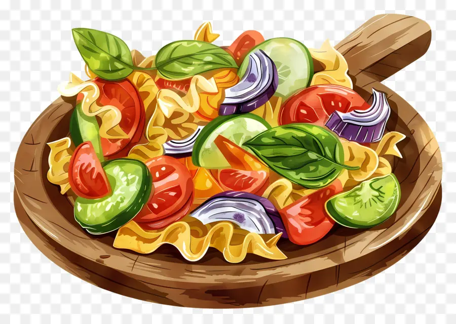 Pasta Salad，свежие овощи PNG