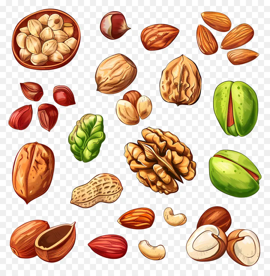 Nuts，Raw PNG